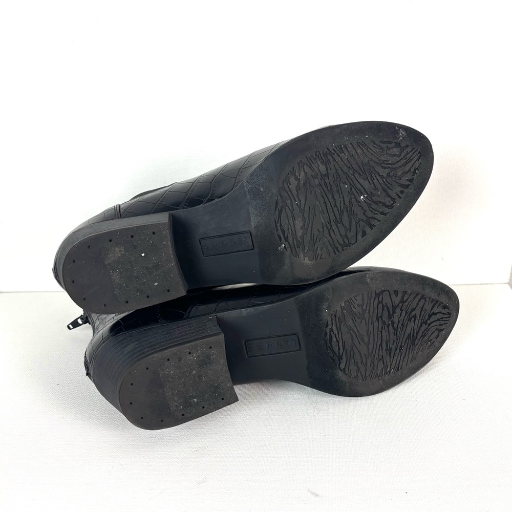 Esprit Black "Tylee" Rear Zip Boots View 5